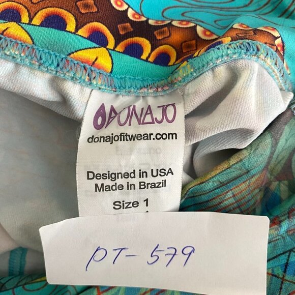 Donajo Leggings‎ Multicolored Printed Size 1 - Picture 2 of 5